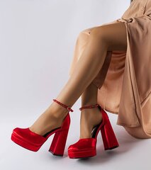 Aukštakulniai bateliai moterims Gemre GRM230152678, raudoni цена и информация | Женские туфли | pigu.lt