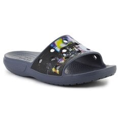 Šlepetės moterims ir vyrams Crocs Classic Meta Scape SW973016.8524, juodos цена и информация | Женские тапочки | pigu.lt