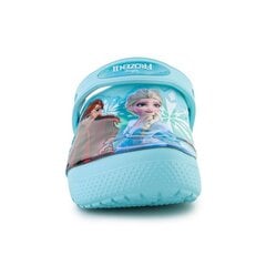 Šlepetės vaikams Crocs Fl Frozen II Clog Jr SW9737368461, mėlynos цена и информация | Детские тапочки, домашняя обувь | pigu.lt