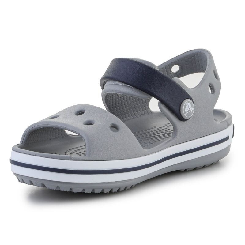 Basutės vaikams Crocs Crocband Jr SW9737378432, pilkos kaina ir informacija | Basutės vaikams | pigu.lt