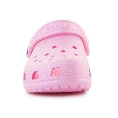 Šlepetės vaikams Crocs Classic Glitter Clog K SW9737398461, rožinės цена и информация | Детские тапочки, домашняя обувь | pigu.lt