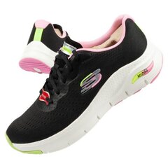 Sportiniai batai moterims Skechers Arch Fit SW980555.9516, juodi цена и информация | Спортивная обувь, кроссовки для женщин | pigu.lt