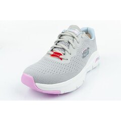 Sportiniai bateliai moterims Skechers Arch Fit SW980558.9516, pilki kaina ir informacija | Sportiniai bateliai, kedai moterims | pigu.lt