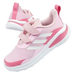 Adidas sportiniai batai mergaitėms FortaRun SW981018.1277, rožiniai цена и информация | Детская спортивная обувь | pigu.lt