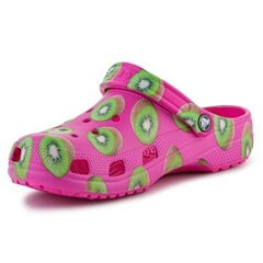 Crocs Classic Hyper Real Clog šlepetės SW972980, rožinės цена и информация | Женские тапочки | pigu.lt