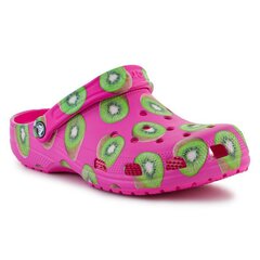 Crocs Classic Hyper Real Clog šlepetės SW972980, rožinės цена и информация | Женские тапочки | pigu.lt