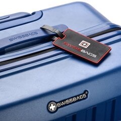 Didelis lagaminas SwissBags Cosmos, mėlynas kaina ir informacija | Lagaminai, kelioniniai krepšiai | pigu.lt