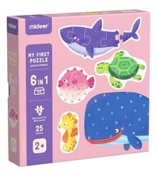 Dėlionė MiDeer Jūros gyventojai, 25 d. kaina ir informacija | Dėlionės (puzzle) | pigu.lt