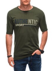 Marškinėliai vyrams Edoti AMD122388.1900, žali kaina ir informacija | Vyriški marškinėliai | pigu.lt