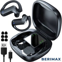 Беспроводные наушники Izoxis + чехол Powerbank BERIMAX BRM_0504112 цена и информация | Теплая повязка на уши, черная | pigu.lt