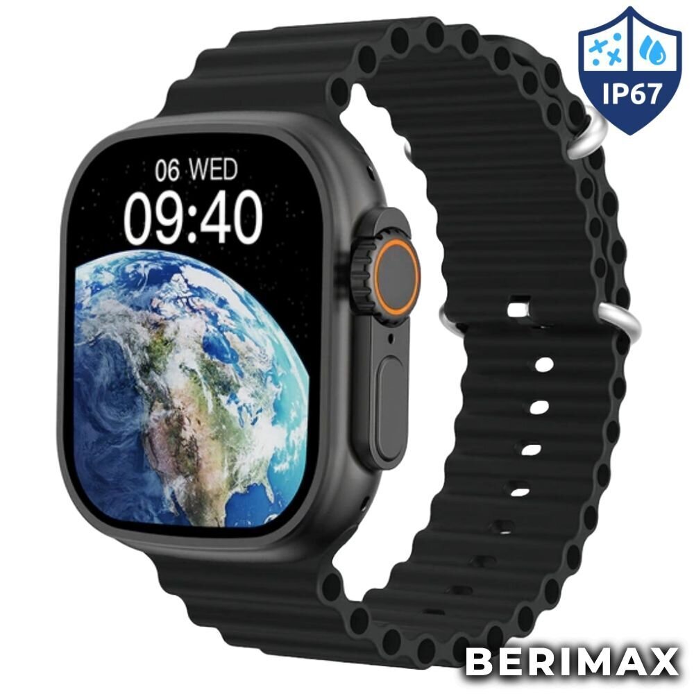 Berimax S-Watch Ultra Black цена и информация | Išmanieji laikrodžiai (smartwatch) | pigu.lt