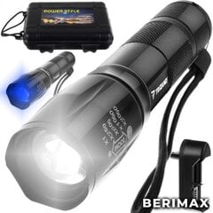 Ручной прожектор XPE 2in1 BERIMAX BRM_0904030 цена и информация | Фонарики, прожекторы | pigu.lt