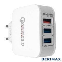 Зарядное устройство QQC 3.0 BERIMAX BRM_0603022 цена и информация | Зарядные устройства для телефонов | pigu.lt