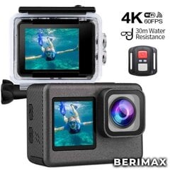 Экшн-камера Go Sport Pro 6 4K Dual Screen BERIMAX BRM_0202020 цена и информация | Экшн-камеры | pigu.lt