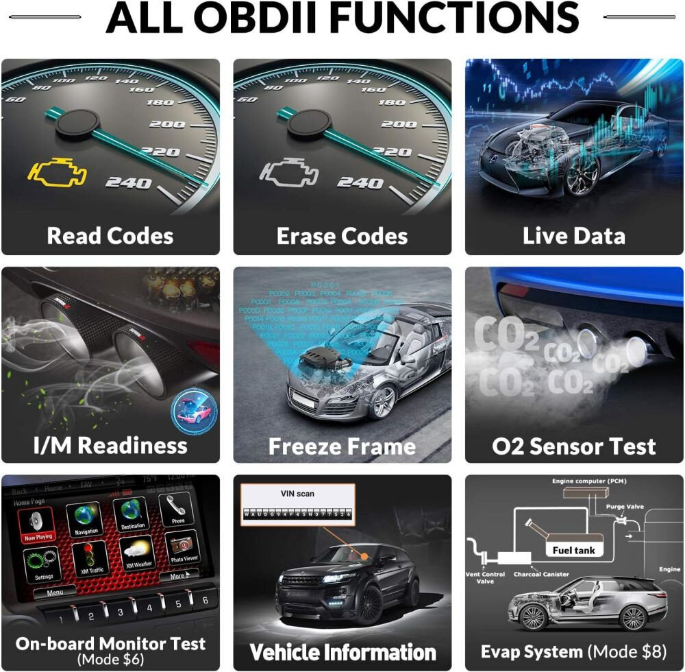 Automobilio diagnostikos įrankis BERIMAX OBD YA101 kaina ir informacija | Auto reikmenys | pigu.lt