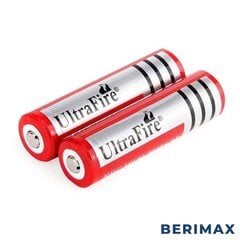 Аккумулятор UltraFire 18650 9900mAh | Емкость 1700 мАч BERIMAX BRM_0701005 цена и информация | Аккумуляторы | pigu.lt