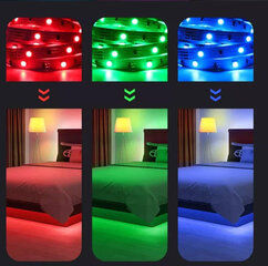LED juostos rinkinys RGB LED su Bluetooth Berimax 5m kaina ir informacija | LED juostos | pigu.lt