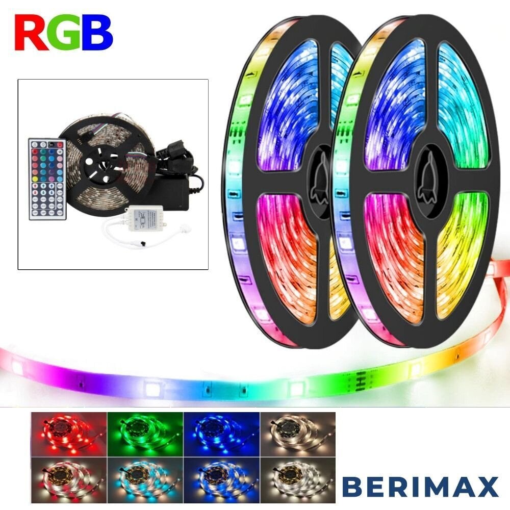 Profesionalus LED juostos rinkinys Berimax 5050 Rgb цена и информация | LED juostos | pigu.lt