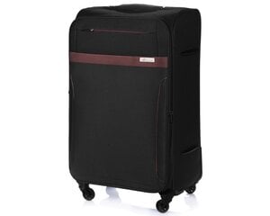 Didelis kelioninis lagaminas Solier XL STL1316, juodas kaina ir informacija | Lagaminai, kelioniniai krepšiai | pigu.lt