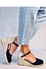 Espadrilės moterims LKK181940, juodos цена и информация | Женские туфли | pigu.lt