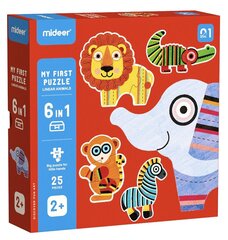 Dėlionė Mideer Gyvūnai, 25 d. kaina ir informacija | Dėlionės (puzzle) | pigu.lt