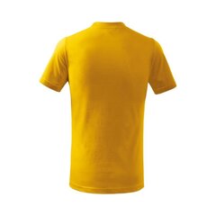 Marškinėliai vaikams Malfini Basic sw910884.9037, geltoni kaina ir informacija | Marškinėliai berniukams | pigu.lt