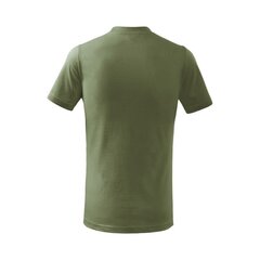 Marškinėliai vaikams Malfini Basic sw910887.9037, žali цена и информация | Рубашки для мальчиков | pigu.lt