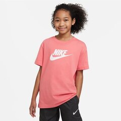 Nike marškinėliai mergaitėms Sportswear SW983895.8491, rožiniai цена и информация | Футболка для девочек | pigu.lt