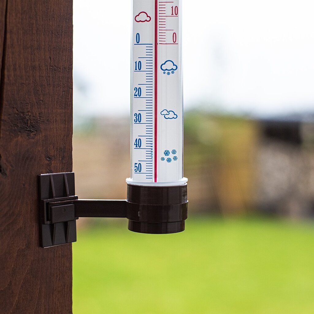 priklijuojamas/prisukamas termometras 29x4,5 cm kaina ir informacija | Meteorologinės stotelės, termometrai | pigu.lt