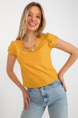 Palaidinė moterims Lakerta LKK182275.2679, geltona kaina ir informacija | Palaidinės, marškiniai moterims | pigu.lt