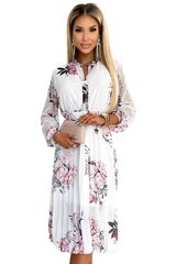 Suknelė moterims Numoco NLM2083.5314, balta цена и информация | Платья | pigu.lt