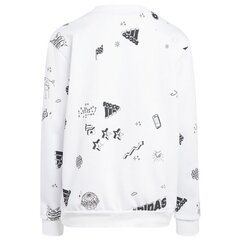Bluzonas vaikams Adidas SW984559, baltas kaina ir informacija | Megztiniai, bluzonai, švarkai berniukams | pigu.lt