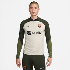 Nike džemperis vyrams FC Barcelona Strike SW984561.1900, smėlio spalvos kaina ir informacija | Sportinė apranga vyrams | pigu.lt