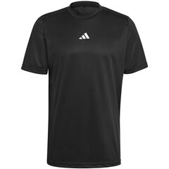 Marškinėliai vyrams Adidas Techfit SW9843651903, juodi цена и информация | Мужские футболки | pigu.lt