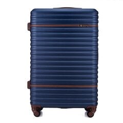 Didelis lagaminas Solier, XL, 26', mėlynas kaina ir informacija | Lagaminai, kelioniniai krepšiai | pigu.lt