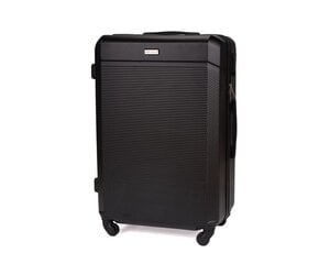 Didelis lagaminas Solier XL 26', juodas kaina ir informacija | Lagaminai, kelioniniai krepšiai | pigu.lt