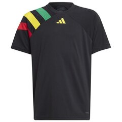 Marškinėliai vaikams Adidas Fortore 23 sw984848.8293, juodi цена и информация | Рубашка для мальчиков | pigu.lt