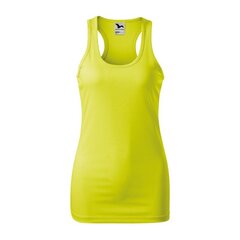 Marškinėliai moterims Malfini Racer SW910552, žali цена и информация | Женские футболки | pigu.lt