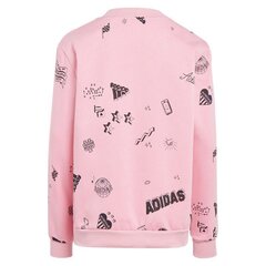 Bluzonas mergaitėms Adidas sw985839.8484, rožinis цена и информация | Свитеры, жилетки, пиджаки для девочек | pigu.lt