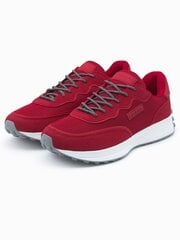 Laisvalaikio batai vyrams Ombre Clothing AMD122684.1267, raudoni kaina ir informacija | Kedai vyrams | pigu.lt