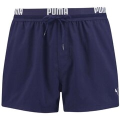 Puma maudymosi šortai vyrams Logo Short Lenght M 907659 01, mėlyni цена и информация | Плавки, плавательные шорты | pigu.lt