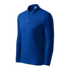 Malfini marškinėliai vyrams Pique Polo LS M MLI-22105 SW910447.1898, mėlyni цена и информация | Мужские футболки | pigu.lt