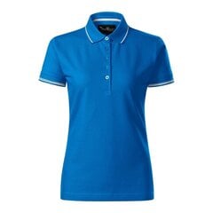 Polo marškinėliai moterims Malfini, mėlyni цена и информация | Женские футболки | pigu.lt