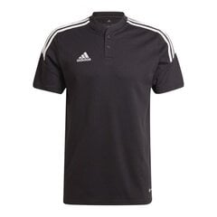 Adidas marškinėliai berniukams condivo 22 H44105 SW795447.1903, juodi цена и информация | Рубашки для мальчиков | pigu.lt