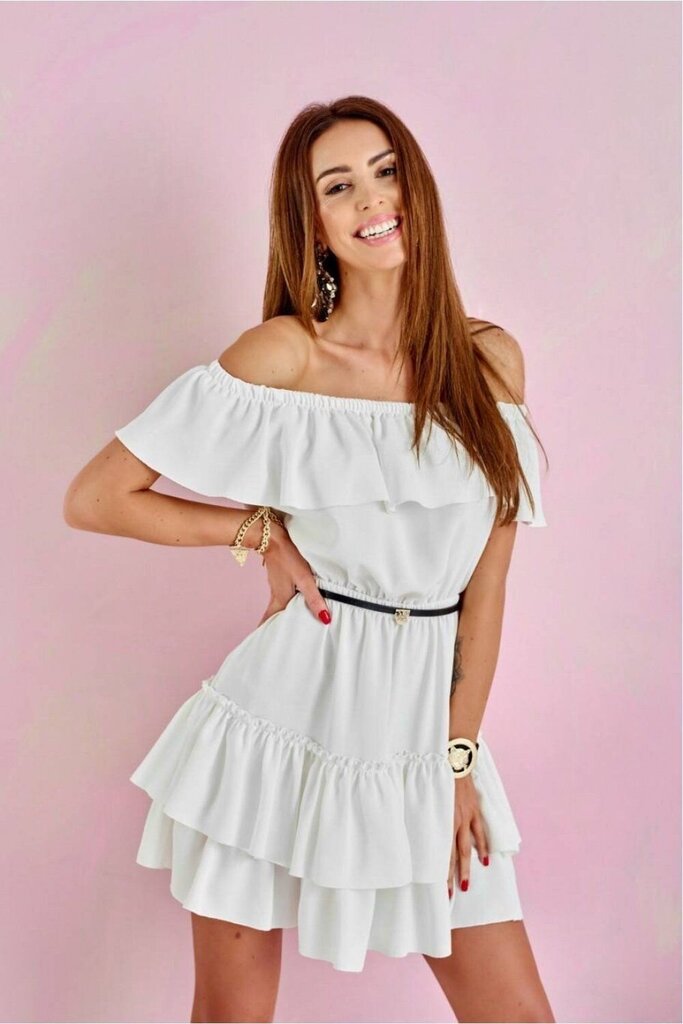 Suknelė moterims Roco Fashion LKK182595.2679, smėlio spalvos kaina ir informacija | Suknelės | pigu.lt