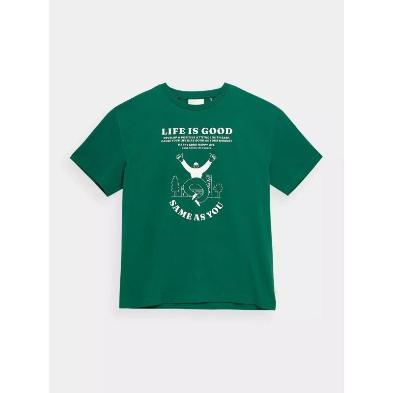 Marškinėliai vyrams Outhorn OTHSS23TTSHM450-40S, žali цена и информация | Vyriški marškinėliai | pigu.lt