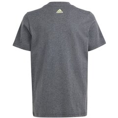 Adidas marškinėliai berniukams Big logo tee SW987431.8331, pilki цена и информация | Рубашки для мальчиков | pigu.lt