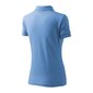 Marškinėliai moterims Malfini Pique Polo SW910246, mėlyni kaina ir informacija | Marškinėliai moterims | pigu.lt