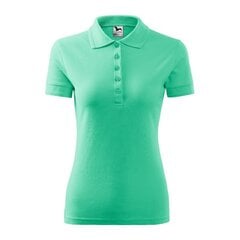 Polo marškinėliai moterims Malfini, žali kaina ir informacija | Marškinėliai moterims | pigu.lt