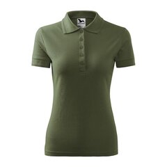 Polo marškinėliai moterims Malfini, žali цена и информация | Футболка женская | pigu.lt